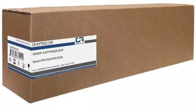 Тонер-картридж CopyRite CR-KYTK8115M для Kyocera M8124cidn/M8130cidn, TK-8115M, 6000cтр, magenta
