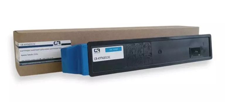Тонер-картридж CopyRite CR-KYTK8315C для Kyocera Taskalfa 2550ci, TK-8315C, 6000cтр, cyan