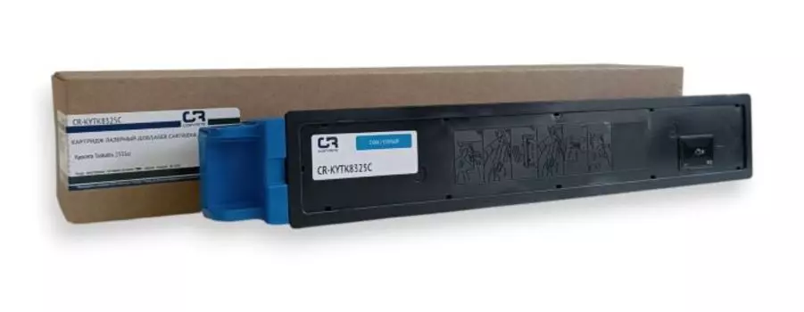 Тонер-картридж CopyRite CR-KYTK8325C для Kyocera Taskalfa 2551ci, TK-8325C, 12000cтр, cyan