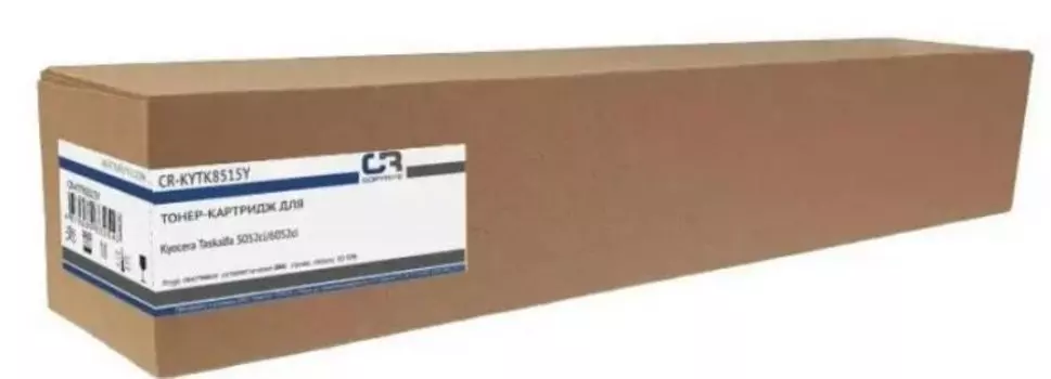Тонер-картридж CopyRite CR-KYTK8515Y для Kyocera Taskalfa 5052ci/6052ci, TK-8515Y, 20000cтр, yellow