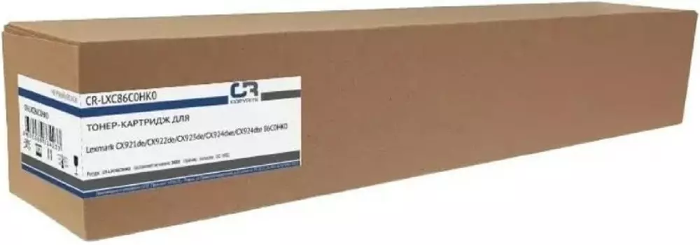 Тонер-картридж CopyRite CR-LXC86C0HK0 для Lexmark CX921de/CX922de/CX923de/CX924dxe/CX924dte 86C0HK0, 34000стр, black