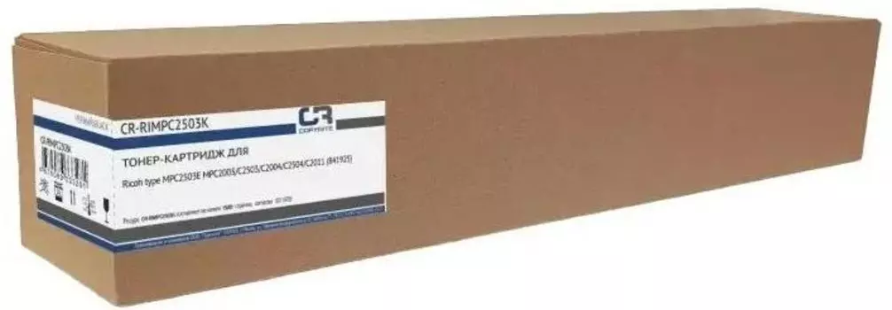 Тонер-картридж CopyRite CR-RIMPC2503K для Ricoh type MPC2503E MPC2003/C2503/С2004/С2504/С2011 (841925), 15000 стр, black