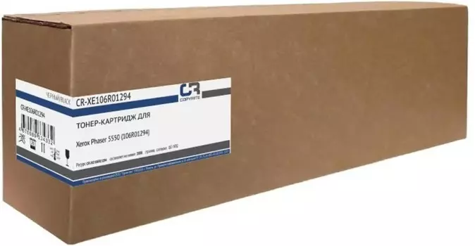 Тонер-картридж CopyRite CR-XE106R01604K для Xerox PHASER 6500/WC6505, 3000стр, black