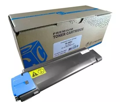 Тонер-картридж ELP CT-KYO-TK-580C для Kyocera FS-C5150DN/P6021CDN TK-580C cyan 2.8K
