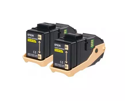 Тонер-картридж Epson S050606 желтый для AcuLaser C9300 (2 штуки)