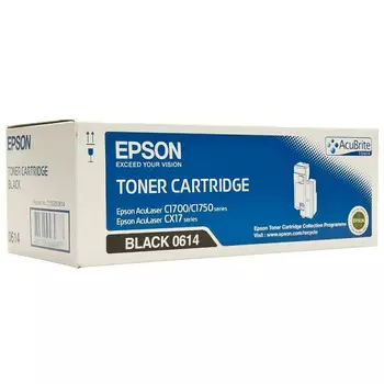 Тонер-картридж Epson S050614 черный для AcuLaser C1700/C1750/CX17