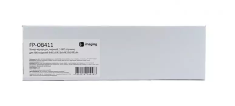 Тонер-картридж Fplus FP-OB411 черный, 3 000 страниц, для Oki моделей B411d/411dn/431d/431dn