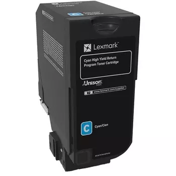 Тонер-картридж F+ STC745X7 для Lexmark CX725/CS725/CS720 (74C5SCE) голубой, 7000 стр.
