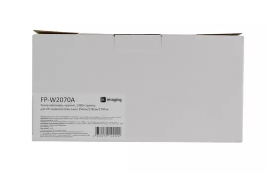 Тонер-картридж Fplus FP-W2070A черный, 1 000 страниц, для HP моделей Color Laser 150nw/178nw/179fnw