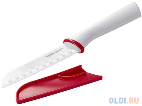 Нож сантоку Tefal Ingenio K1530414 углеродистая сталь белый