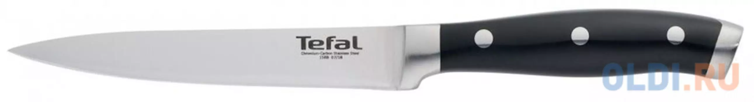 Нож Tefal K1410574 (2100109058) стальной лезв.125мм черный