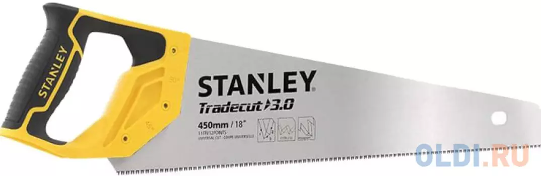 Ножовка TRADECUT 18in/450mm, 11 TPI STHT20355-1 STHT20355-1 Stanley