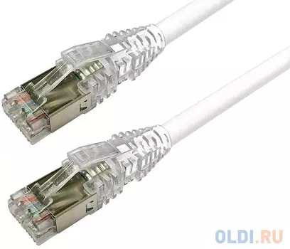 NPC RJ45 Patch Cord, category 6A, S/FTP, LSZH, 3 m, white