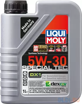НС-синтетическое моторное масло LiquiMoly Special Tec DX1 5W30 1 л 20967
