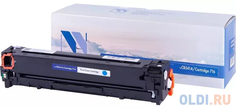 NVP NV-CB541A/NV-716 Cyan универсальные для HP/Canon Color LaserJet CP1215/ CP1515n/ CM1312/ CM1312nfi/ i-SENSYS LBP-5050/ MF8030C/ MF8050C/ 8080C (14
