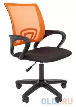 Офисное кресло Chairman 696 LT оранжевое (Экокожа, пластик, газпатрон 3 кл)