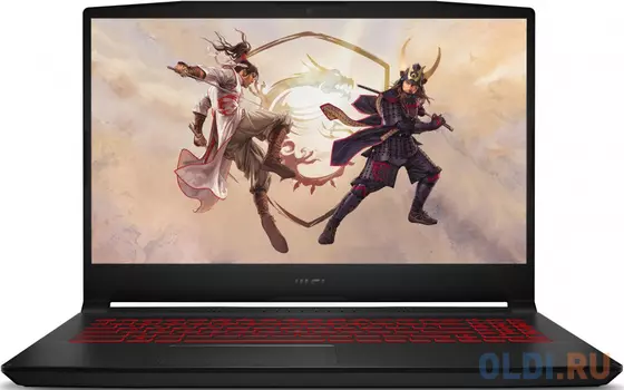 Ноутбук MSI Katana GF66 11UD-1051X 15.6" 1920x1080 Intel Core i5-11400H SSD 512 Gb 8Gb Bluetooth 5.2 nVidia GeForce RTX 3050 Ti 4096 Мб черный DO