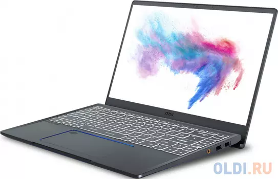 Ноутбук MSI Prestige 14 A10RAS-224RU Comet lake I7-10710U/16GB/512GB SSD/noODD/14" FHD, IPS 60Hz TBezel/MX330, 2GB GDDR5/WiFi+BT/Win 10/Carbon Grey