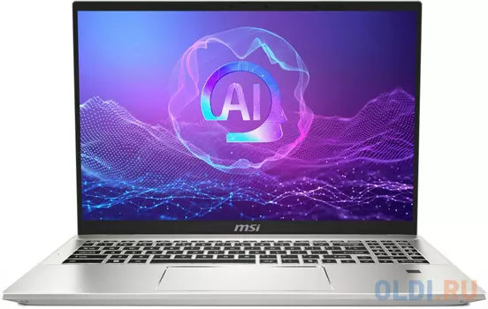 Ноутбук MSI Prestige A16 AI+ A3HMG-083RU Ryzen AI 9 365 32Gb SSD1Tb AMD Radeon 880M 16" OLED UHD+ (3840x2400) Windows 11 Home silver WiFi BT Cam