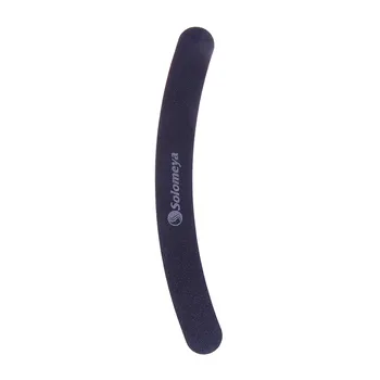SOLOMEYA Пилка для ногтей 100/180 Бумеранг / Curved Black File