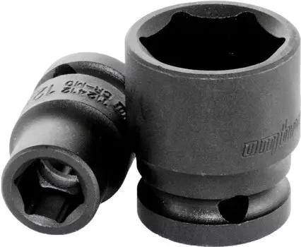 Головка торцевая Ombra 112424, ударная, шестигранная, 24мм, 1/2" (112424)