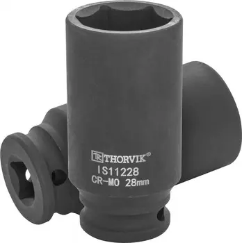Головка торцевая Thorvik, глубокая, ударная, шестигранная, 28мм, 1/2" (IS11228 )