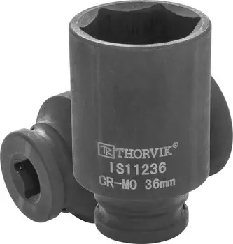 Головка торцевая Thorvik, глубокая, ударная, шестигранная, 36мм, 1/2" (IS11236 )