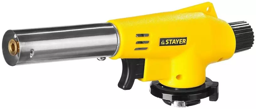 Горелка газовая STAYER MaxTerm MG100/MG200, желтый (55584)