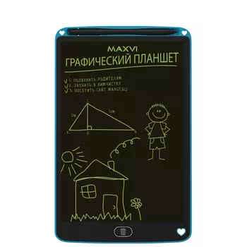 Графический планшет Maxvi MGT-02, 10.5", перо - беспроводное, синий