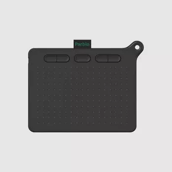 Графический планшет Parblo Ninos S, 152x95, 5080 lpi, USB Type-C, перо - беспроводное, черный (Ninos S)