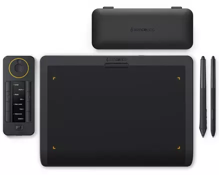 Графический планшет Xencelabs Pen Tablet Bundle Medium (with Quick Keys), 262.4x147.4, USB, перо - беспроводное, черный (BPH1212W-K02A)