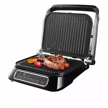 Гриль Redmond SteakMaster RGM-M805 2100Вт черный/серебристый