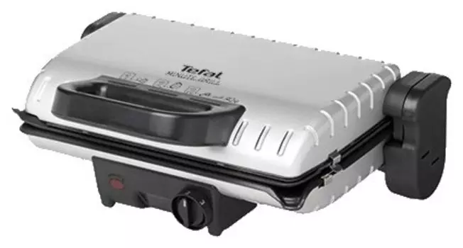 Гриль Tefal GC205012 1.6 кВт, серебристый/черный