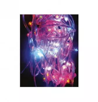 Гирлянда SHLIGHTS LD200C-GM светодиодная, ламп: 200шт., 20м, режимов: 8, от сети, разноцветный (4607144111638)