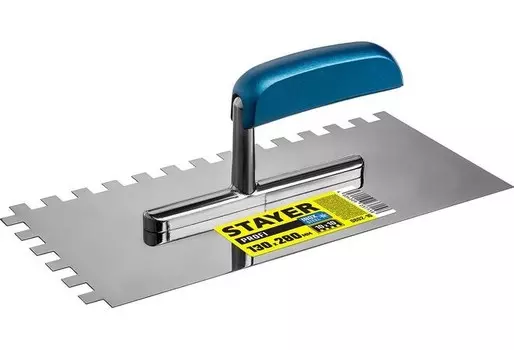 Гладилка Stayer Profi, зубчатая, 13 смx28 см (0802-10)