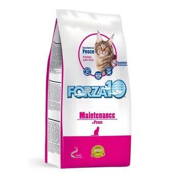 Сухой корм Forza10 Maintenance для взрослых кошек, при аллергии, на основе рыбы повседневный супер премиум без курицы для взрослых с рыбой мешок Импортный корм 1 уп. х 1 шт. х 10 кг