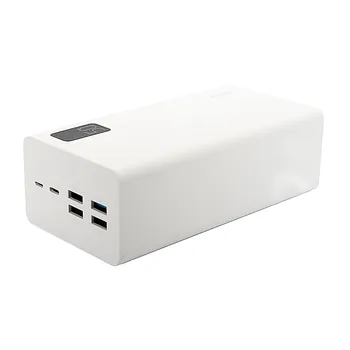 Портативный аккумулятор (Powerbank) Perfeo MOUNTAINS, 50000mAh, 4xUSB, 3A, Type-C, QC, PD, белый (PF_B4888)