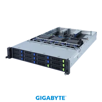 Серверная платформа Gigabyte R282-G30, 2xSocket4189, 32xDDR4, 12x2.5/3.5 HDD HS, 2x1 Гбит/c, AMI MegaRAC SP-X, Redundant 2x2400 Вт, 2U (6NR282G30MR-00-101)