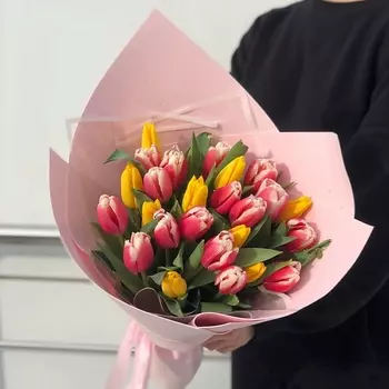 МОСРОЗАОПТ Тюльпаны микс 25 шт