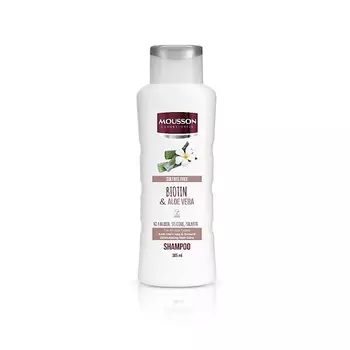 MOUSSON Бессульфатный шампунь против выпадения волос Biotin and Aloe Vera