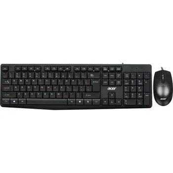 Клавиатура + мышь Acer OMW141 клав:черный мышь:черный USB (ZL.MCEEE.01M)