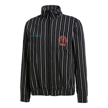 Куртка x han crossover stripe embroidered long sleeves woven jacket black Puma, черный