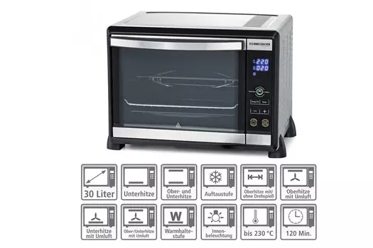 Печь конвекционная Rommelsbacher BGE 1580/E