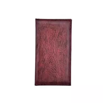 Папка-карта вин 32,5*18,5см 2-х стор.кож.зам.бордо съемные файлы Resto (Россия) | 527