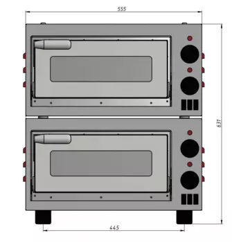 Печь для пиццы Grill Master ППЭ/2-XS (70010)