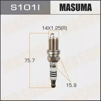 Свеча зажигания MASUMA S101I Toyota, MMC, Nissan, Honda, Mazda, Subaru, Lexus, Suzuki