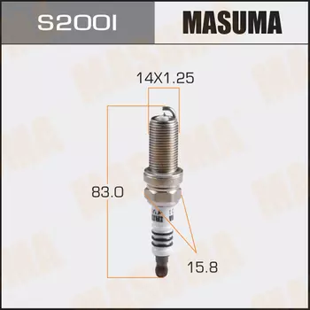 Свеча зажигания MASUMA S200I Toyota, Nissan, Mitsubishi, Mazda, Suzuki