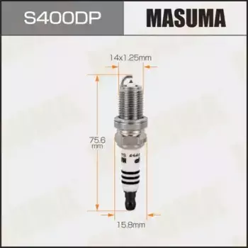 Свеча зажигания MASUMA S400DP Audi A3/A4/A6/Q5, VW Golf/Passat/Tiguan 1.8-3.0TFSI 04>