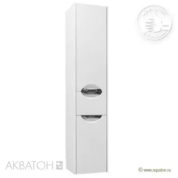 Подвесной шкаф-колонна Сильва, дуб полярный (Акватон)