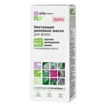 Масло для волос против выпадения волос Масло корня лопуха Elfa